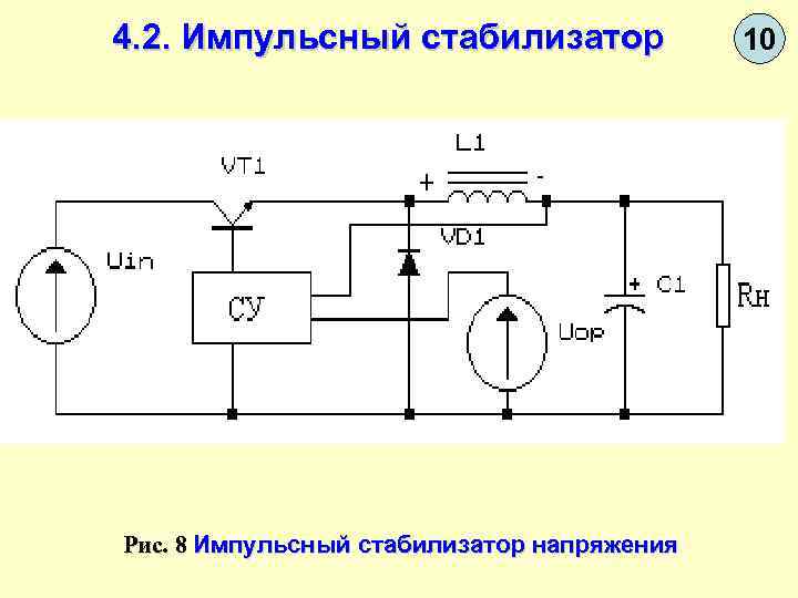 Схема импульсного стабилизатора тока