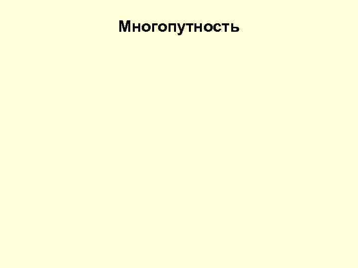 Многопутность 