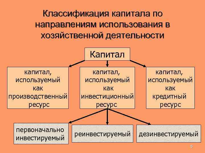 Деятельность капитал