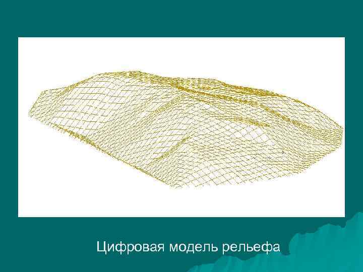 Цифровая модель рельефа 