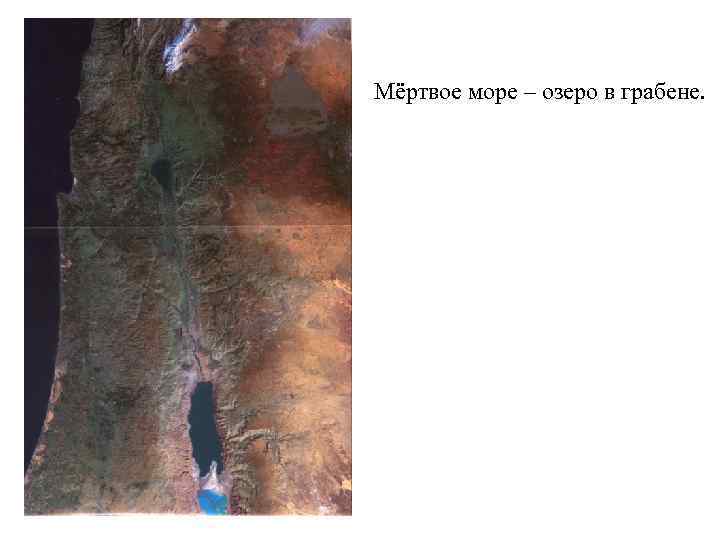 Мёртвое море – озеро в грабене. 