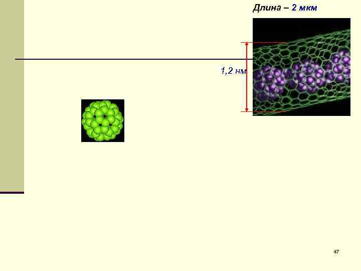Длина – 2 мкм 1, 2 нм 47 