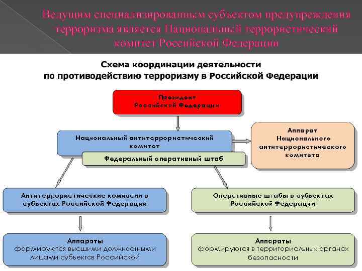 Поведенческие схемы террористического поведения