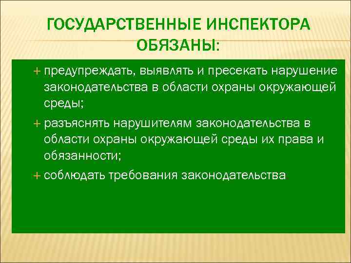 Государственного экологического надзора вопросы. Государственный экологический контроль. Федеральный экологический контроль. Полномочия экологического надзора. Государственный инспектор по охране окружающей среды имеет право:.