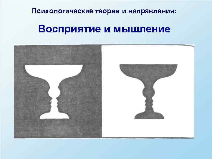 Психологические теории и направления:  Восприятие и мышление 