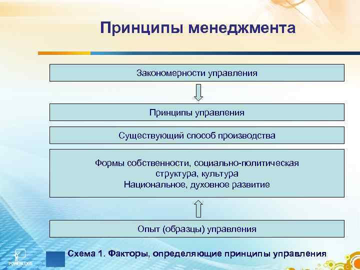  Принципы менеджмента    Закономерности управления    Принципы управления 