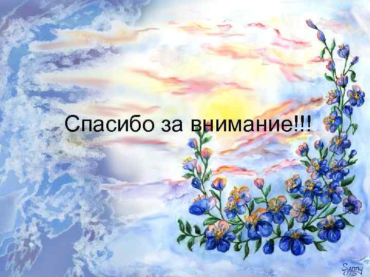 Спасибо за внимание!!! 