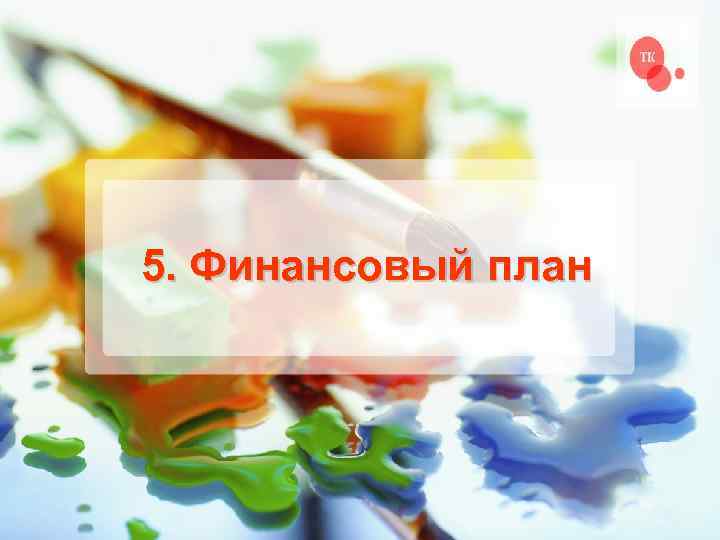 5. Финансовый план 