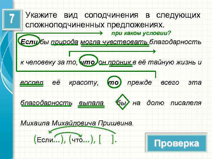 Какая схема соответствует данному предложению