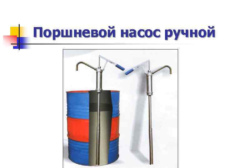 Поршневой насос ручной 