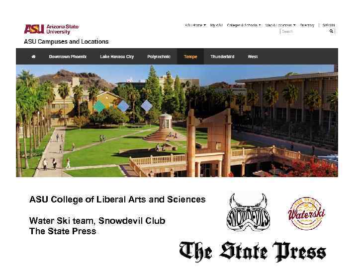 ASU College of Liberal Arts and Sciences Water Ski team, Snowdevil Club The State