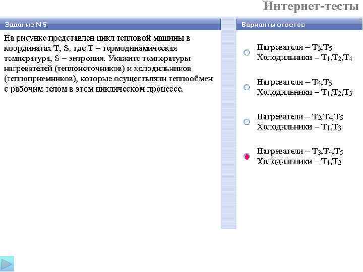 Интернет-тесты 