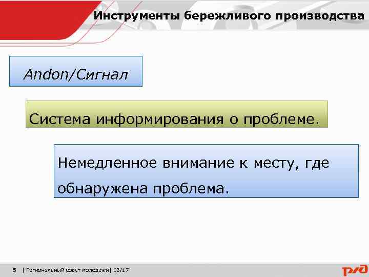 Андон бережливое производство презентация