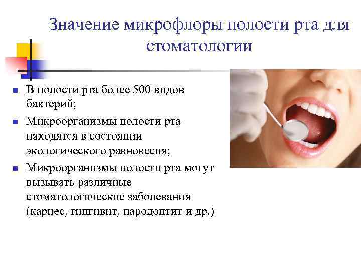 Микроорганизмы полости рта