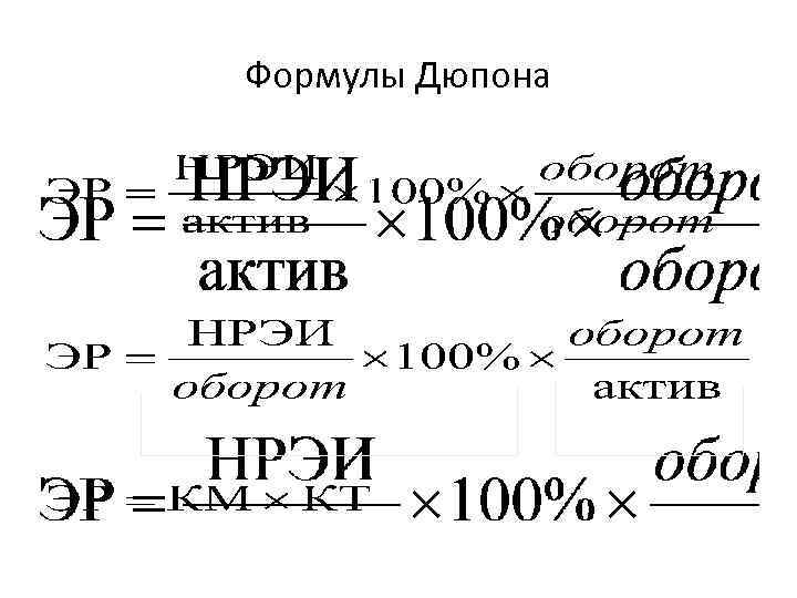Формулы Дюпона 