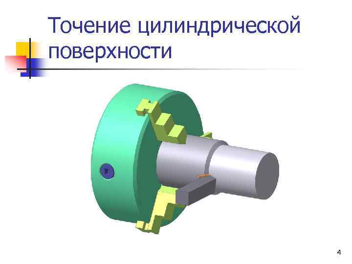 Точение цилиндрической поверхности 4 