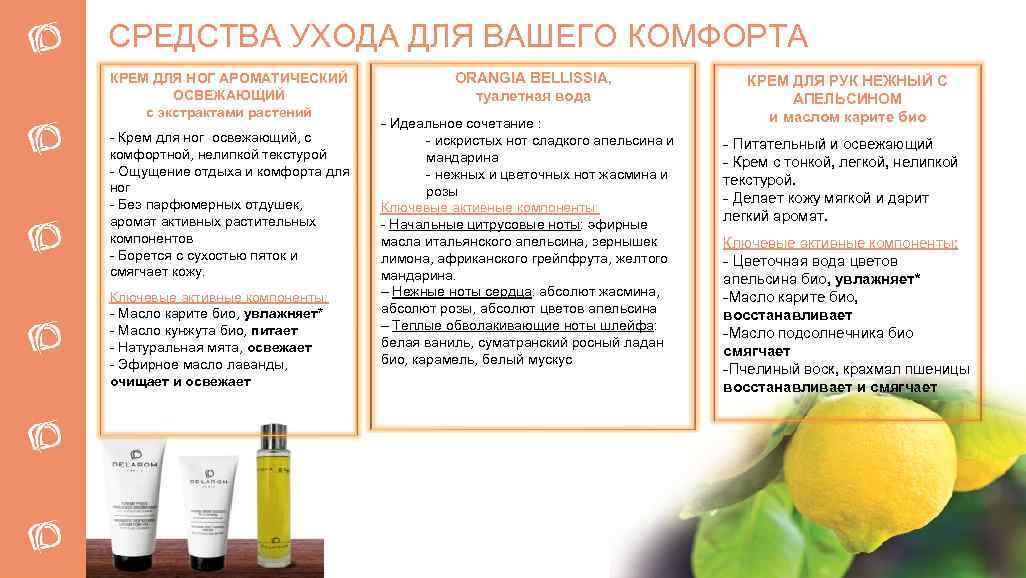 СРЕДСТВА УХОДА ДЛЯ ВАШЕГО КОМФОРТА КРЕМ ДЛЯ НОГ АРОМАТИЧЕСКИЙ ОСВЕЖАЮЩИЙ с экстрактами растений -