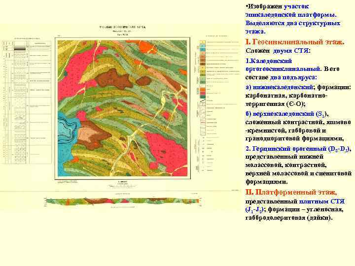 Учебная геологическая карта 28