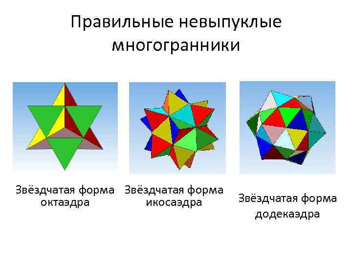   Правильные многогранники в    природе     Молекулы