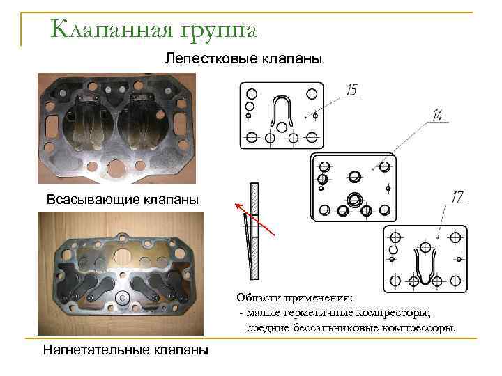 В клапанах вещество