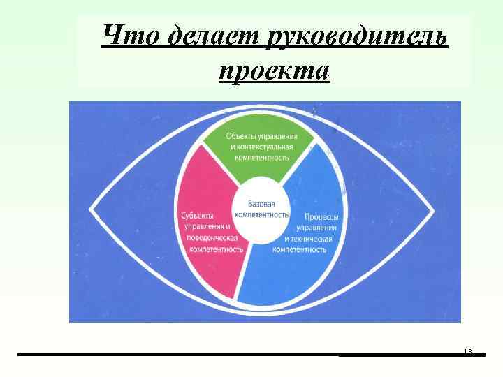 Что делает руководитель проекта 13 
