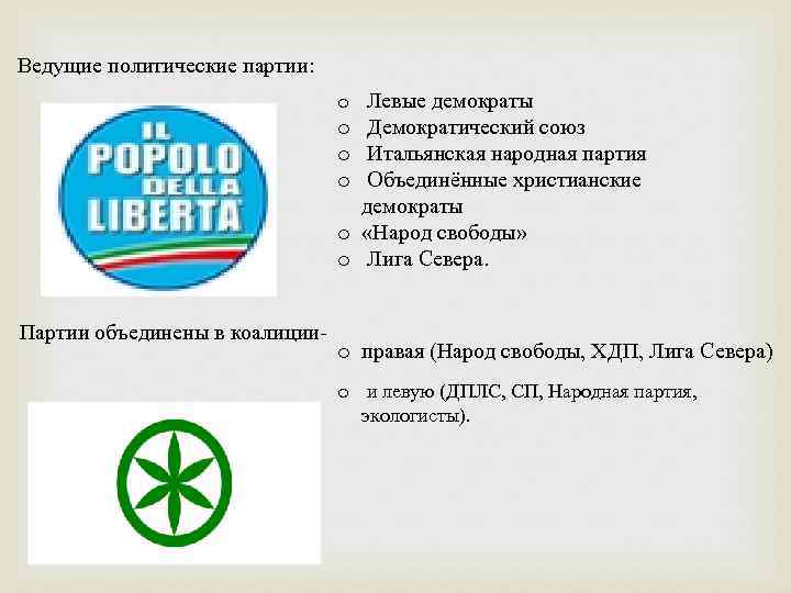 Народная партия италии