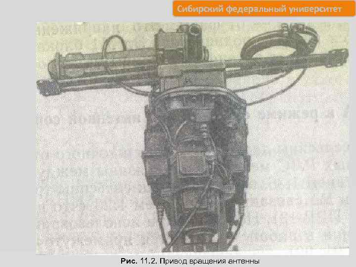 Сибирский федеральный университет Рис. 11. 2. Привод вращения антенны 