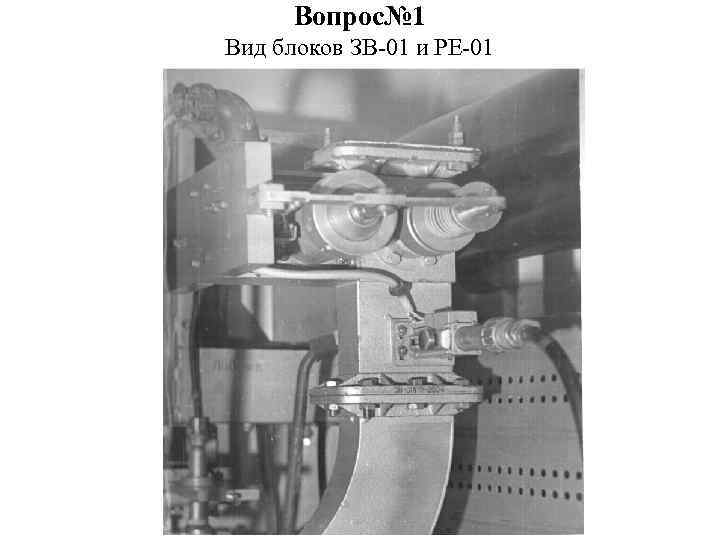 Вопрос№ 1 Вид блоков ЗВ-01 и РЕ-01 