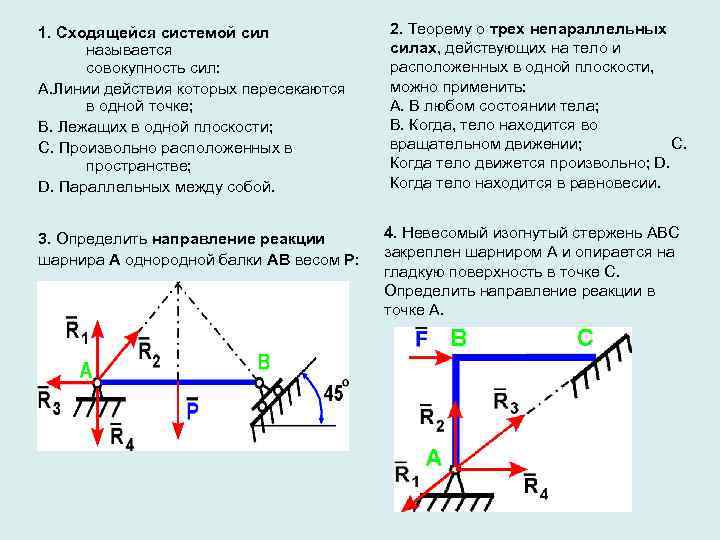 Линия действия силы это