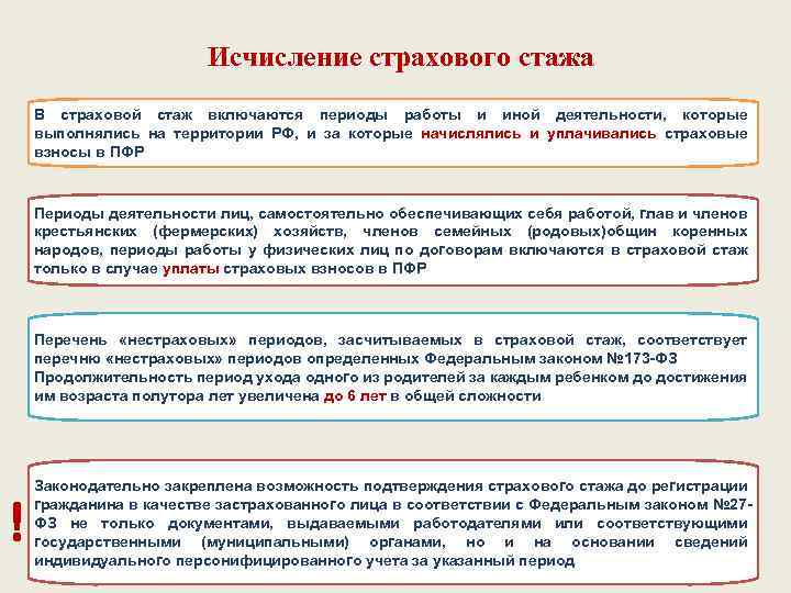 Доказательства трудового стажа. Порядок исчисления и подсчета страхового стажа. Особенности исчисления страхового стажа. Порядок подсчета страхового стажа кратко. Порядок исчисления общего трудового стажа.