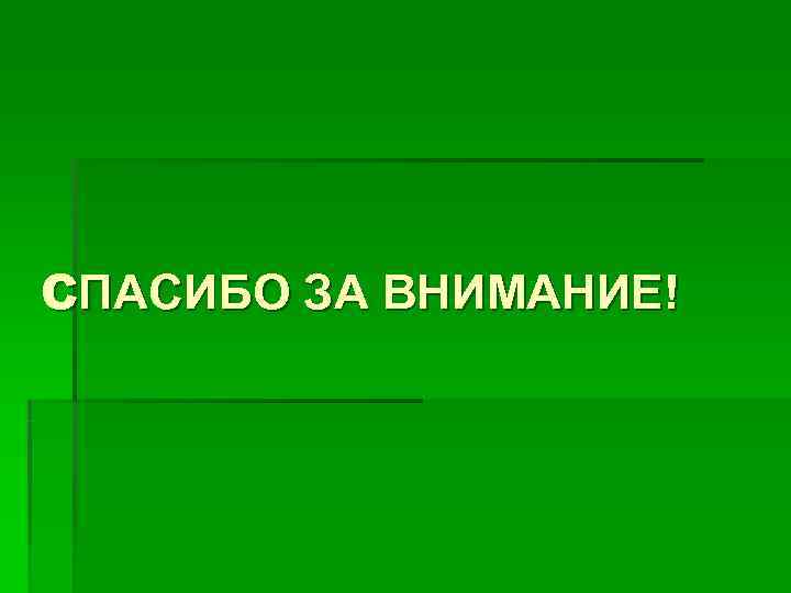 CПАСИБО ЗА ВНИМАНИЕ! 