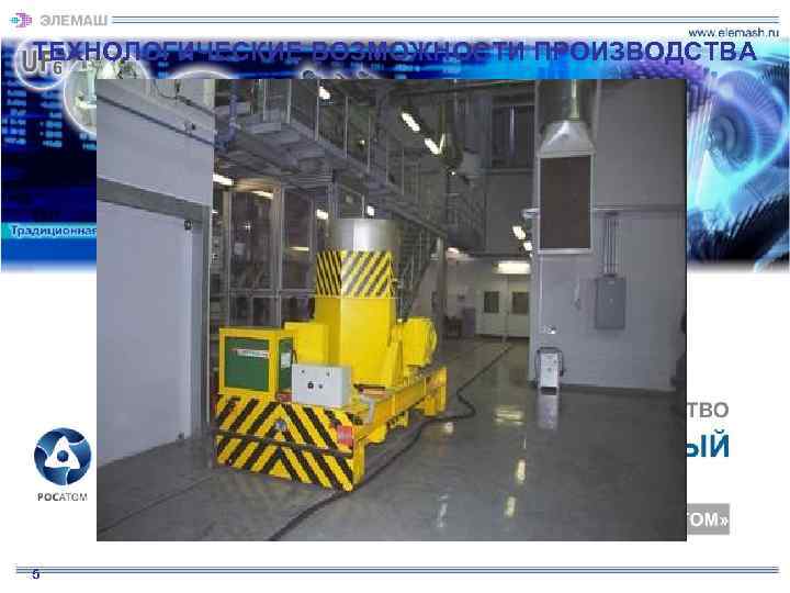 ТЕХНОЛОГИЧЕСКИЕ ВОЗМОЖНОСТИ ПРОИЗВОДСТВА 5 