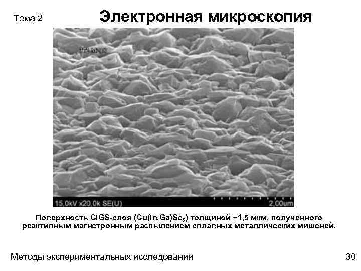 Получение изображения поверхности микроскопического объекта с высоким разрешением