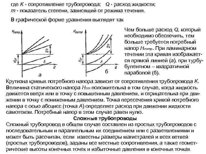 Q расход жидкости