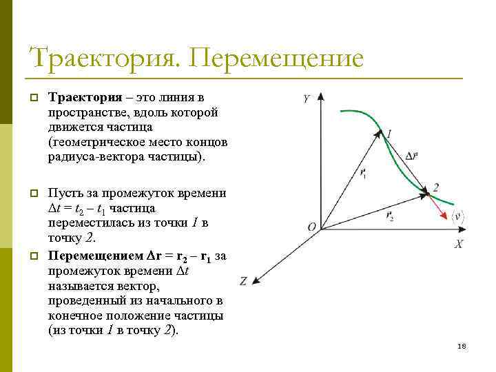 По определенной траектории