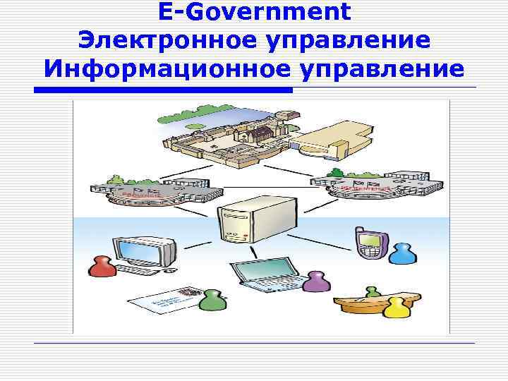 E Government Электронное управление Информационное управление 