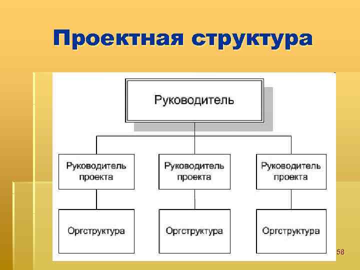 Проектная структура 58 