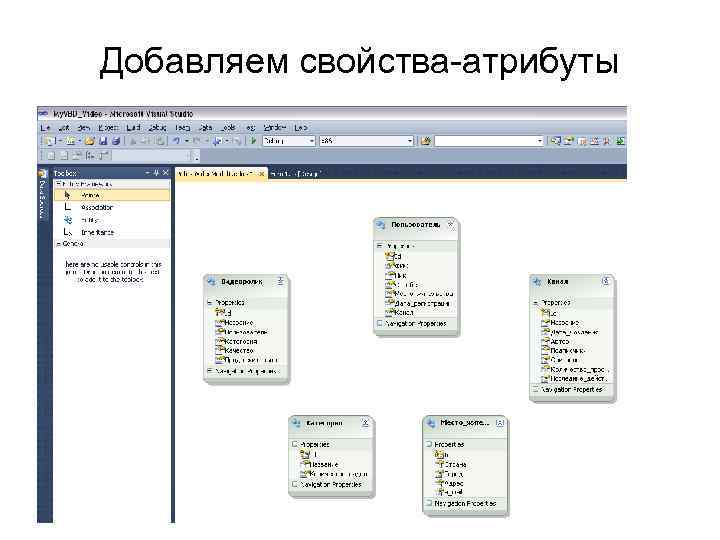 Добавляем свойства-атрибуты 