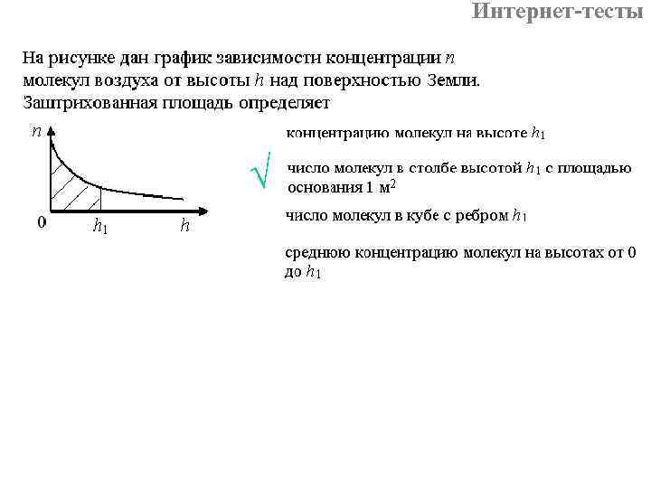  Интернет-тесты √ 