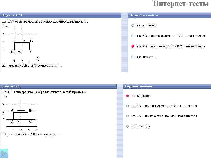 Интернет-тесты 