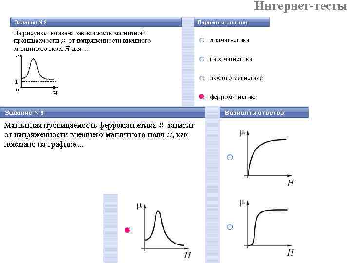 Интернет-тесты 