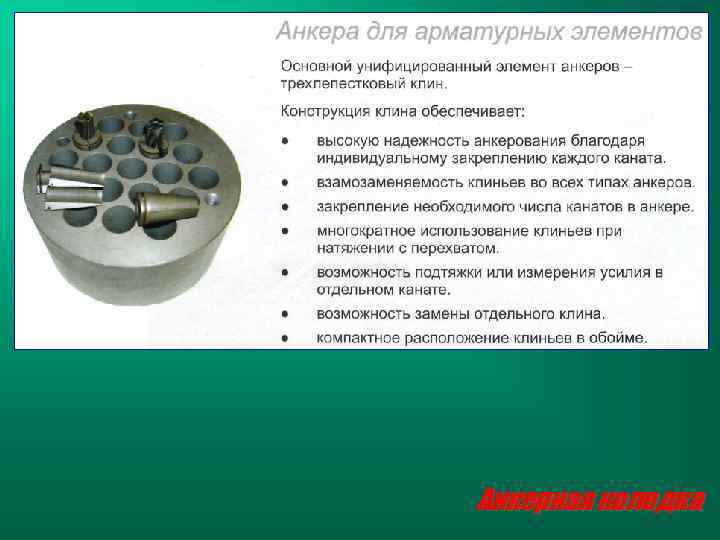 Анкерная колодка 