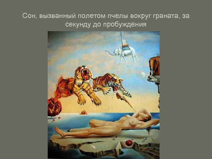 Сон, вызванный полетом пчелы вокруг граната, за секунду до пробуждения 