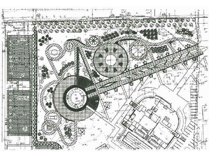Генплан парка чертеж