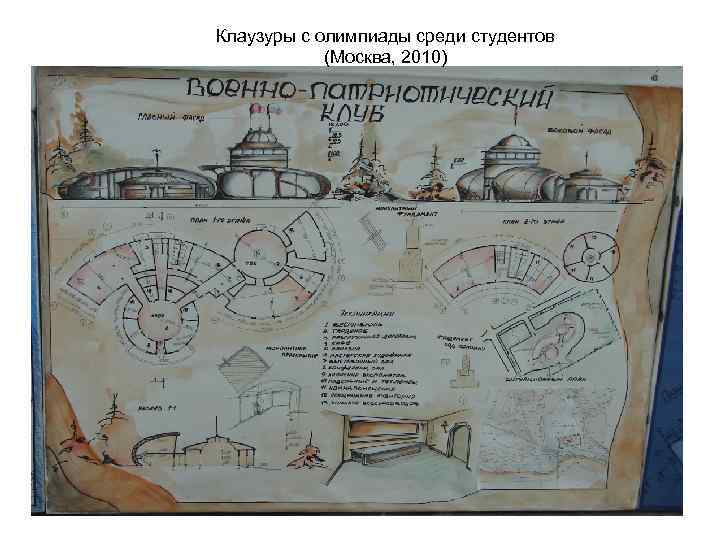 Клаузуры с олимпиады среди студентов (Москва, 2010) 