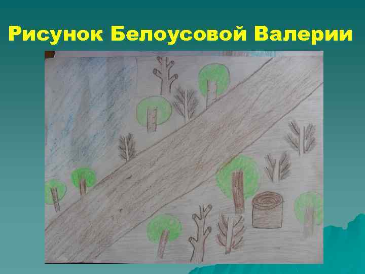 Рисунок Белоусовой Валерии 