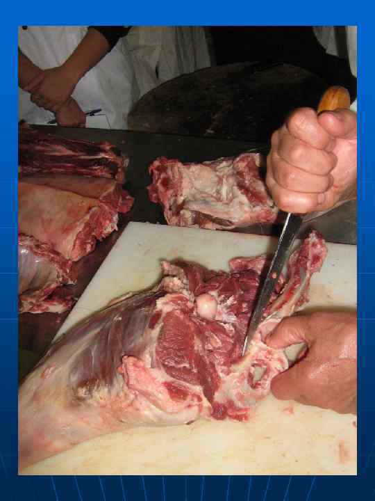 Удаление пленок при формовании котлеты 