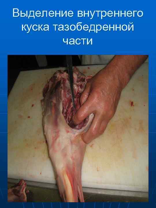 Котлета подготовленная к тепловой обработке 