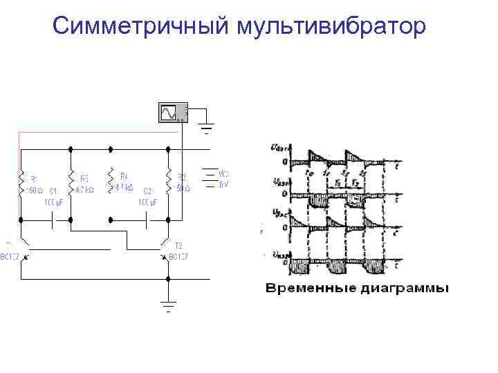 Электронный генератор. Ждущий мультивибратор на транзисторах схема. Автоколебательный мультивибратор. Автоколебательный мультивибратор временная диаграмма. Электронный Генератор представляет собой электронную схему ,.