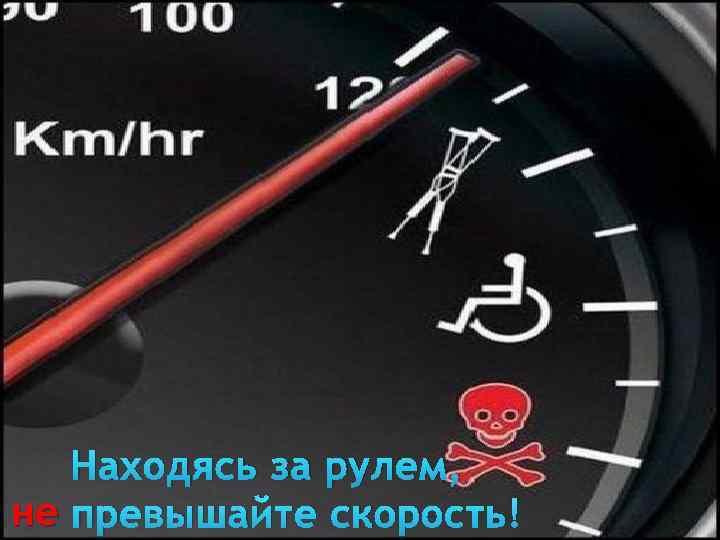 Превышение скорости презентация